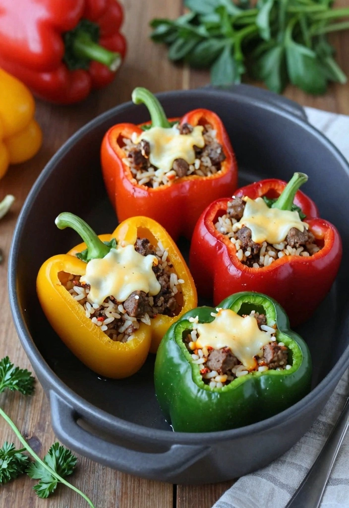 9 Recipes With Venison Sausage for Rustic Hearty Meals 45 9 Recipes With Venison Sausage for Rustic Hearty Meals - 5. Venison Sausage Stuffed Bell Peppers