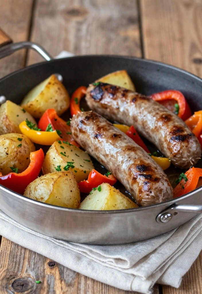 9 Recipes With Venison Sausage for Rustic Hearty Meals 78 9 Recipes With Venison Sausage for Rustic Hearty Meals - 8. Venison Sausage and Potato Skillet