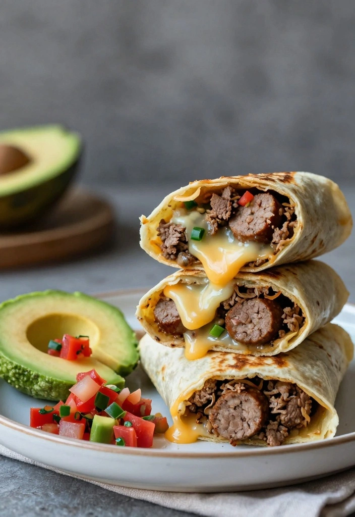 9 Recipes With Venison Sausage for Rustic Hearty Meals 89 9 Recipes With Venison Sausage for Rustic Hearty Meals - 9. Venison Sausage Breakfast Burritos