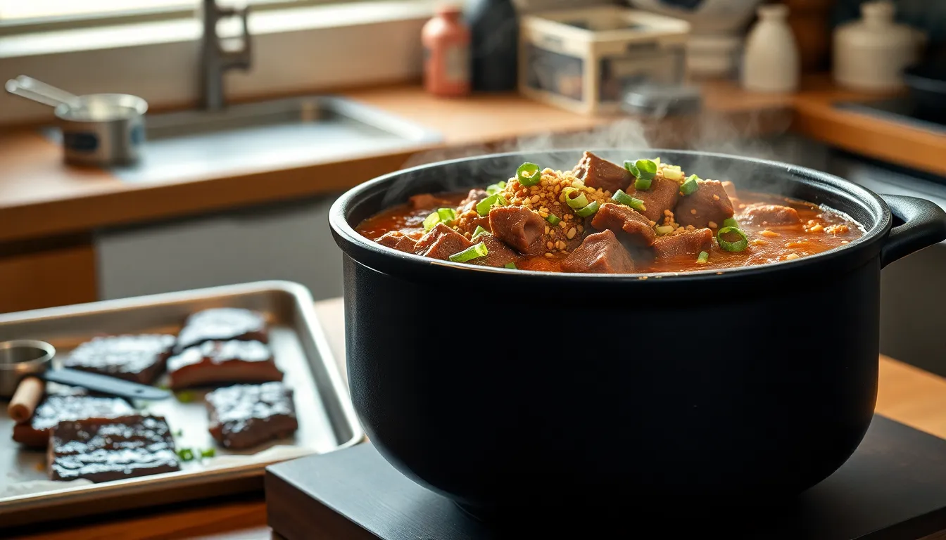 Korean Beef Stew Recipe: Authentic Galbi Jjim in 5 Easy Steps 1