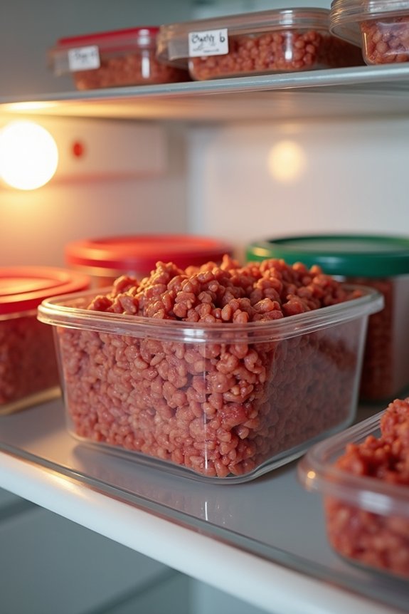 airtight storage refrigerate properly