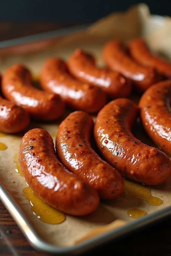 How Long to Cook Italian Sausage in the Oven in 3 Simple Steps 2 arrange sausages bake evenly