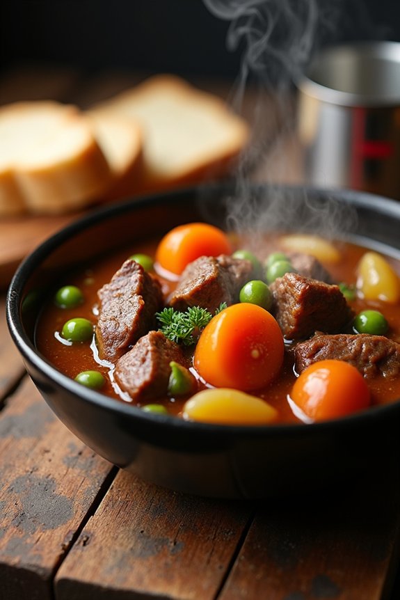 What Makes Beef Stew Healthy or Unhealthy? 4 beef stew 1 5 cups 368 440 calories