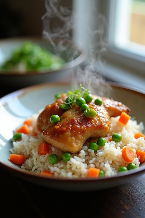 budget friendly chicken and rice meal prep