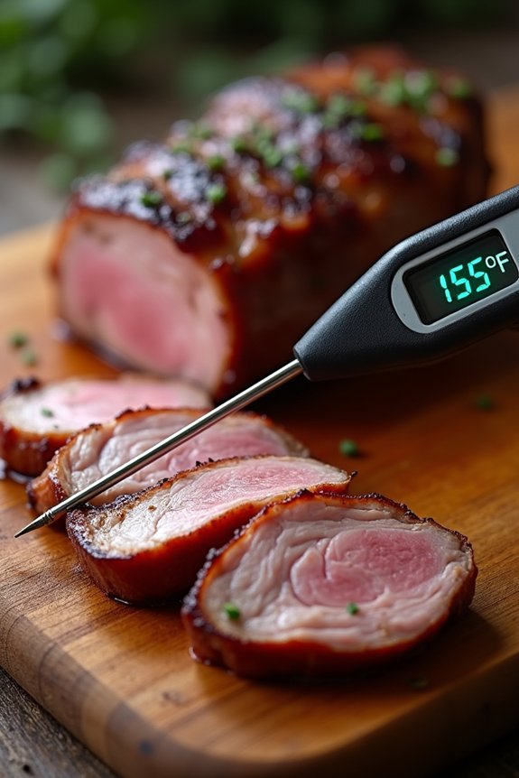 check thermometer multiple spots rest 3 minutes