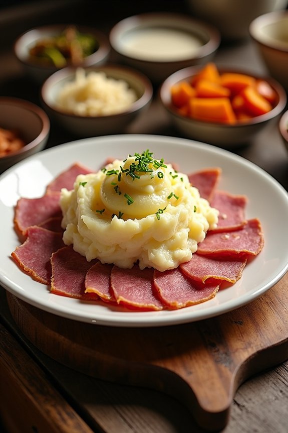 creamy cheddar chive mashed potatoes