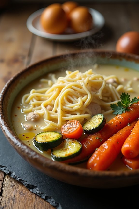 crispy roasted vegetables comforting