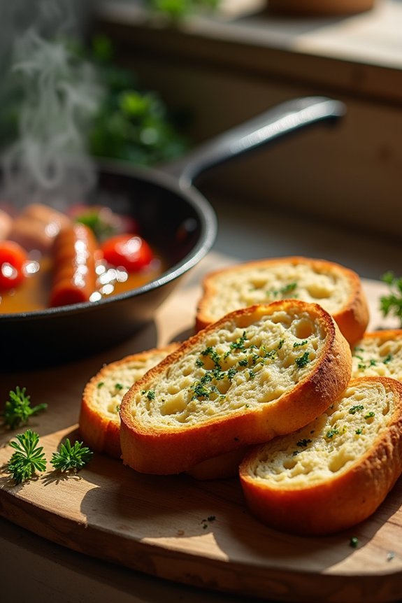 5 Best Side Dishes to Serve With Sausage and Peppers 3 crusty bread soaks up juices