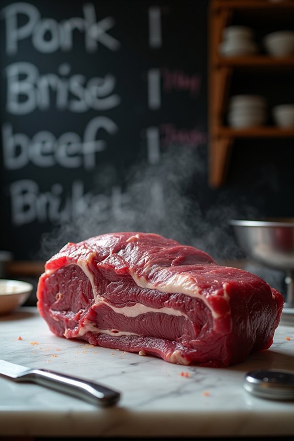 finding scarce pork brisket sources