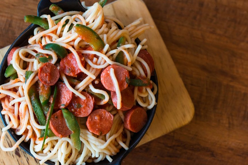five tasty sausage sides