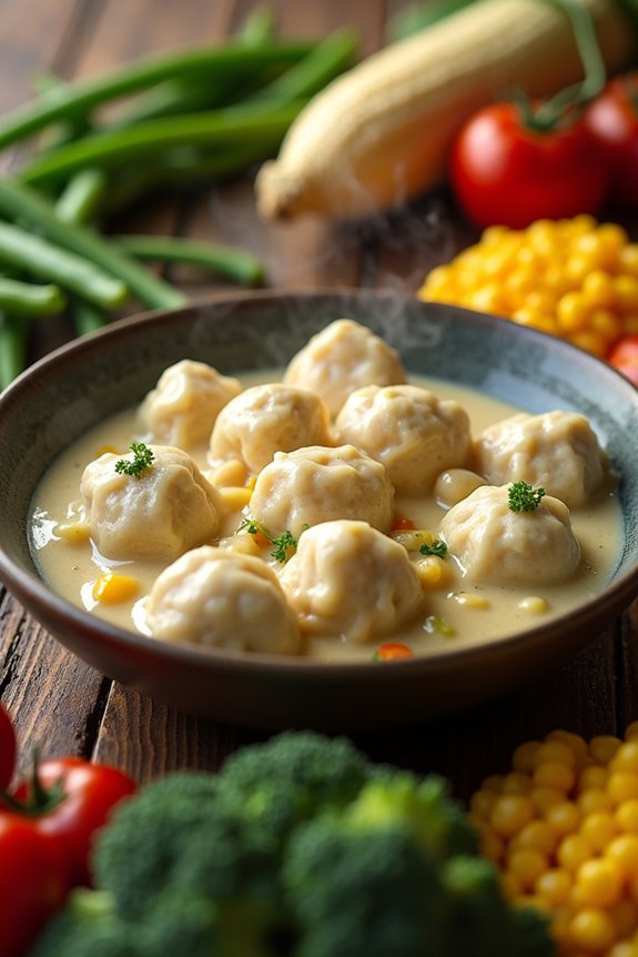 5 Best Side Dishes to Serve With Chicken and Dumplings 1 fresh vegetables balance creamy dumplings