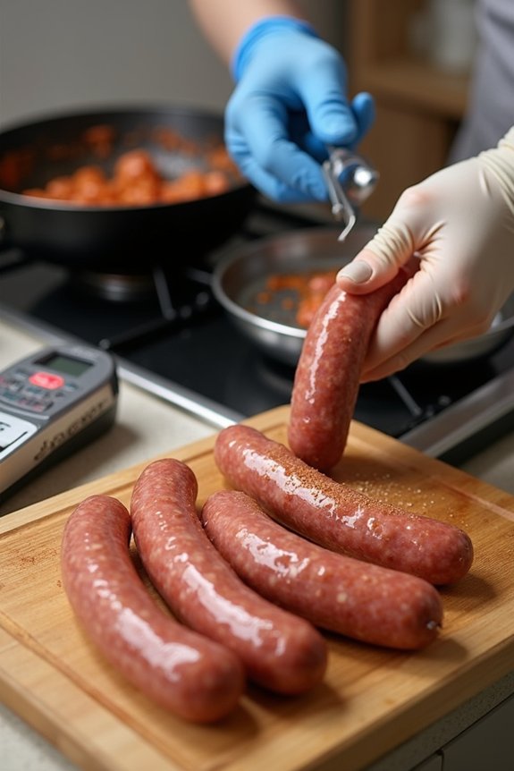 frozen sausages safety first cooking times