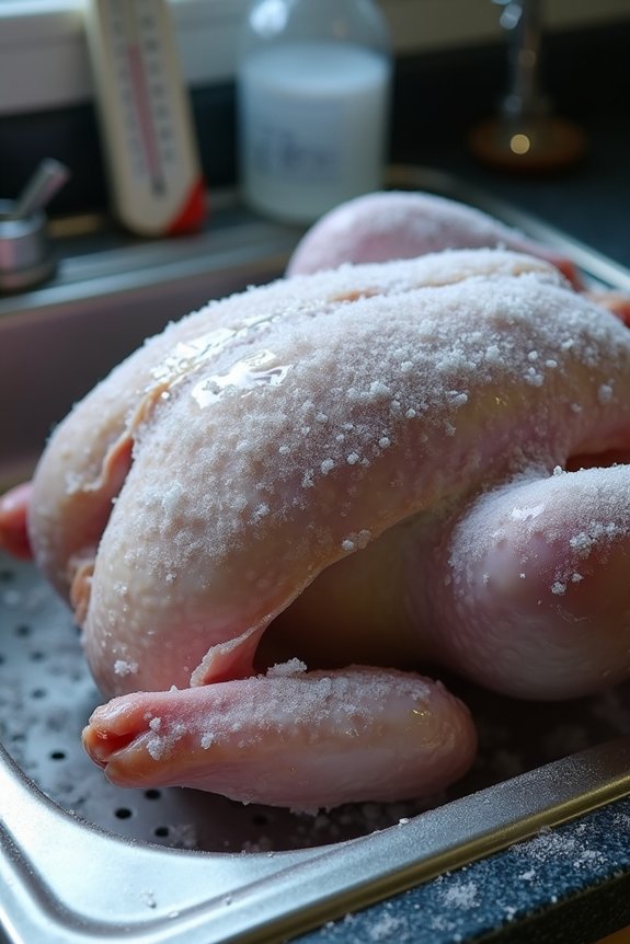 frozen turkey brine fails thaw first