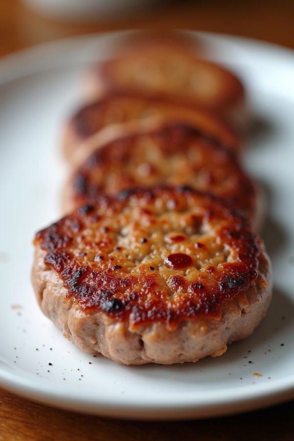 johnsonville mild breakfast sausage patties 90 calories