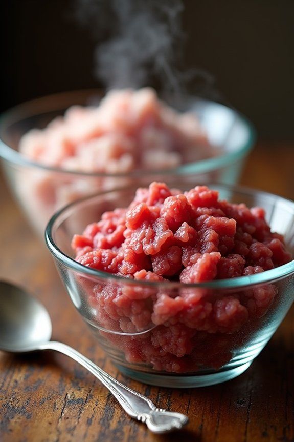 lean ground beef concentrates flavor