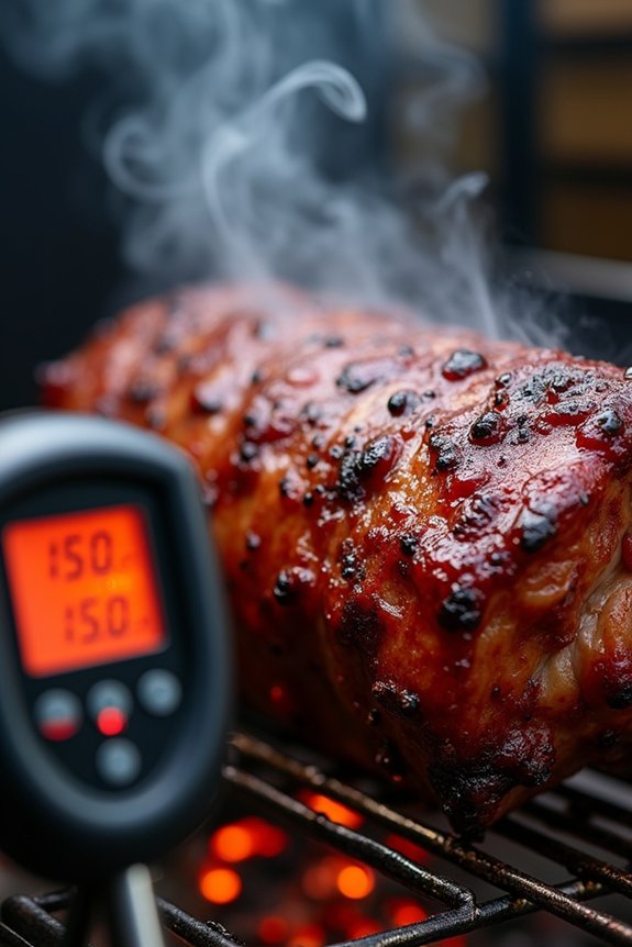 monitor pork butt thermometer signals