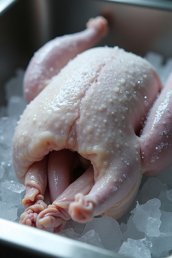 osmosis blocked by frozen tissue