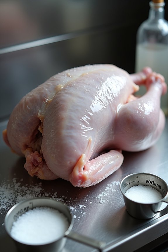 pre brined turkey sodium content