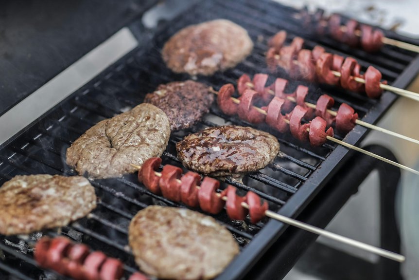seven sausage patties calories each