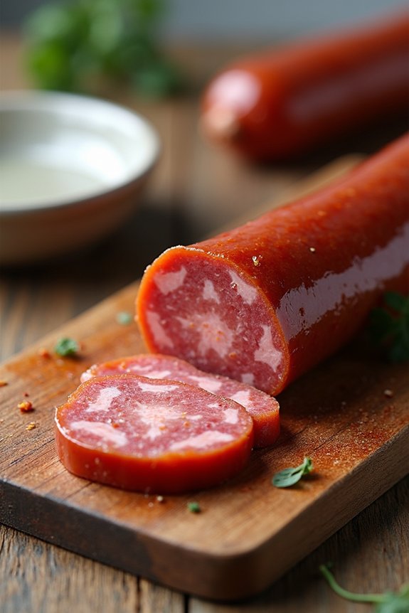 Is Summer Sausage Healthy and What Is Its Nutritional Value? 1 summer sausage cured protein packed salty