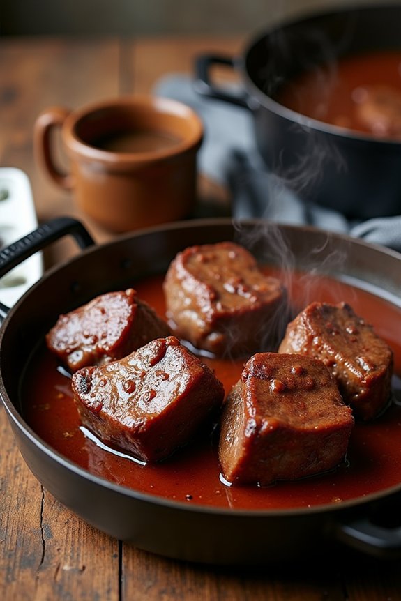 tender beef cheeks braised to perfection