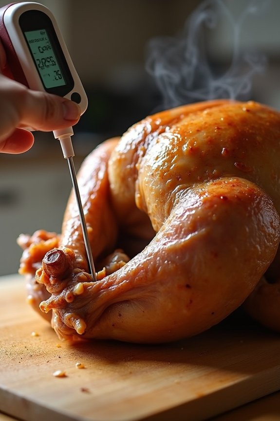 Where to Put a Thermometer in a Turkey for Accurate Readings in 10 Steps 2 thigh finishes breast lags rest