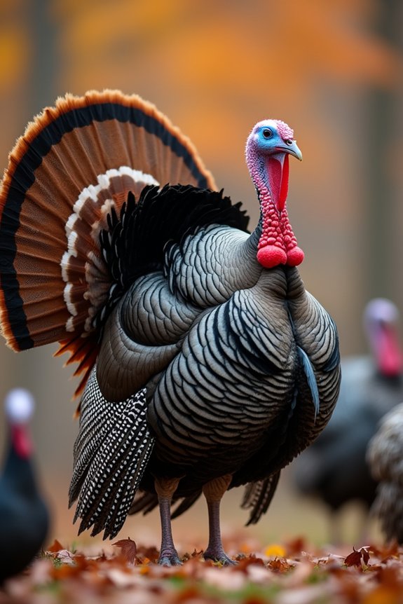toms bigger colorful bearded spurred
