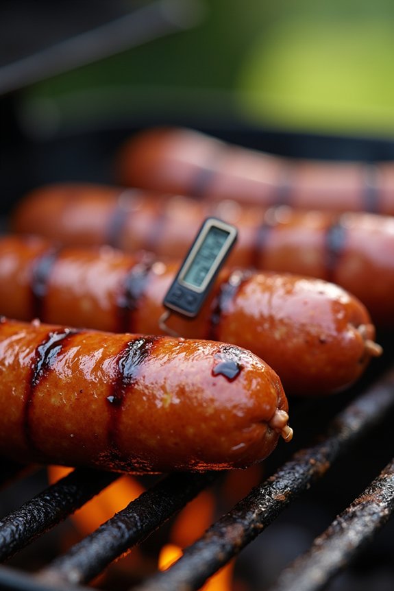 How Long to Cook Sausage on the Grill (And Get It Right Every Time) 2 use thermometer 160 165 f rest