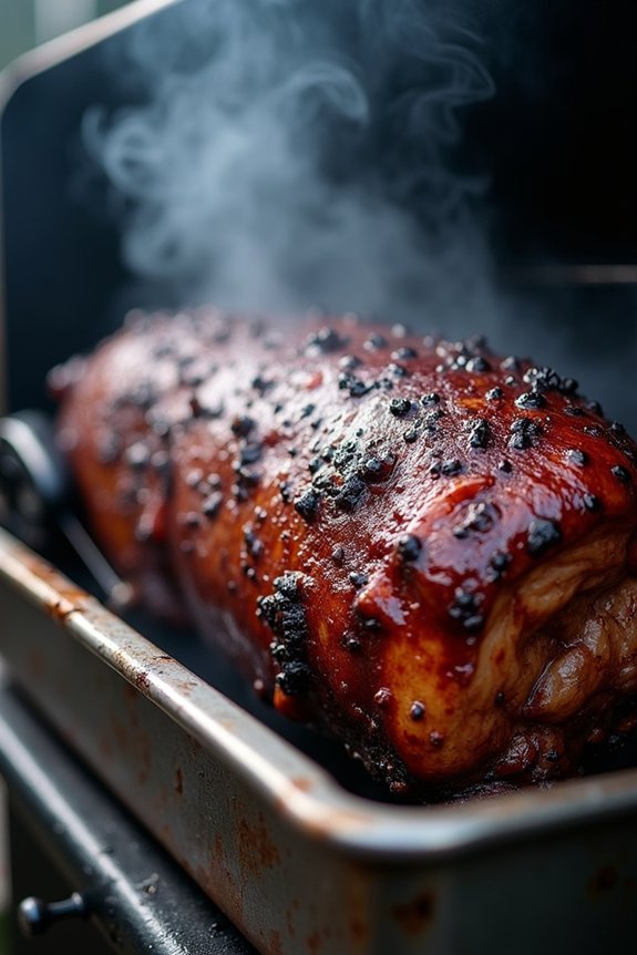 wrapped pork butt finishes tenderly